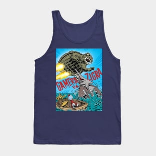 MST3K Mystery Science Promotional Artwork - Gamera vs Zigra Tank Top